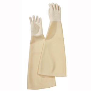 IBS beschermende handschoenen, materiaal: latex (beige) voor TRG type WD-100, incl. bevestigingstape